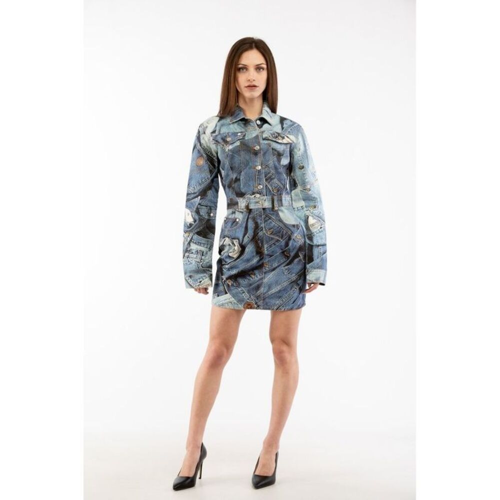Love Moschino Multicolor Cotton Casual Women's Dress